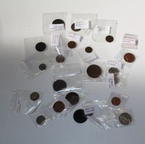 Collection of Guernsey coins including 1893 8 doubles, Queen Victoria large date 1846, 1864 8