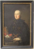 Late 18th century European School. Half length portrait of Archduke Maximilian Francis of