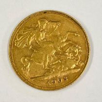 Great Britain, Edward VII 1903 Gold Half Sovereign