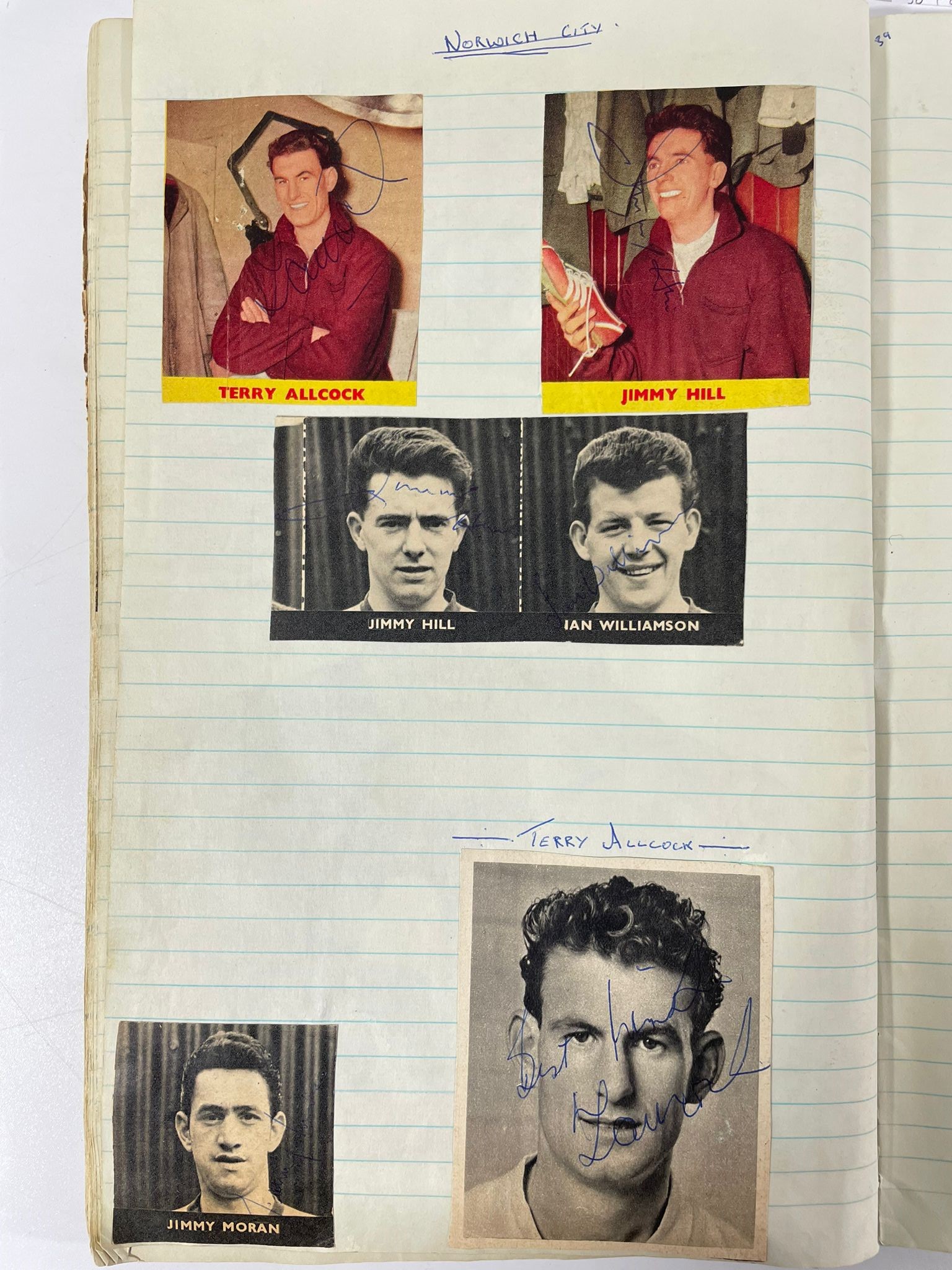 A 1960's football album containing hundreds of signed autographs from players on cuttings. Players - Image 8 of 15