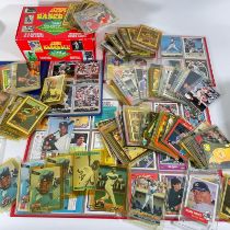 Collection of 80's & 90's Baseball cards, including rookie cards of Todd Van Poppel, Jaun