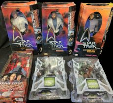 Collection of 6 boxed Star Trek figures.