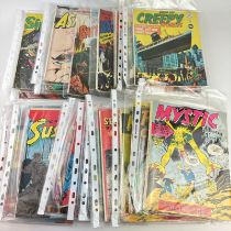 Collection of 26 silver age comics including Secrets unknown, Mystic, Creepy Worlds, Spellbound &