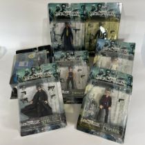 Full collection of 6 Matrix 12" figurines - boxed & unopened.  Including Trinity, Cypher Neo,