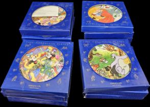 Collection of 14 boxed Kenleys Disney Porcelain Plates, including:- - Jungle Book - Peter Pan -