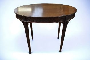 A 20th century Chippendale style side table.