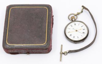 ****AUCTIONEER TO ANNOUNCE POCKET WATCH NOT CHRONOMETER*** A cased silver cased pocket watch