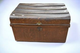 Early to mid 20th Century metal trunk.