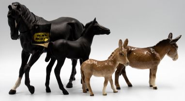 A small collection of Beswick Animals