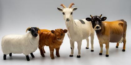 Small collection of Beswick Animals