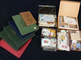 Miscellaneous collection of Stamps in albums ( Stirling 4) and worldwide with a good mix of both