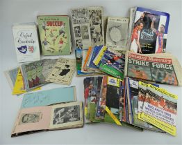 Football: A collection of assorted 1950s football programmes, including a variety of London clubs,