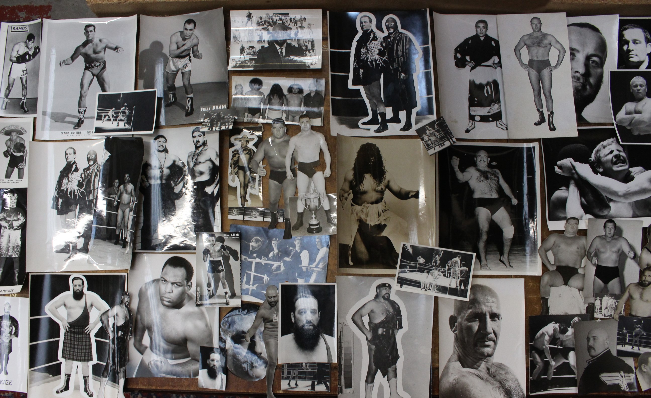 Boxing: A collection of black and white photographs, to include some with press stamps to reverse. - Image 3 of 3