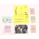 Boxing: A collection of assorted boxing tickets to include: Odeon Theatre Ali v Cooper 21/5/1966;