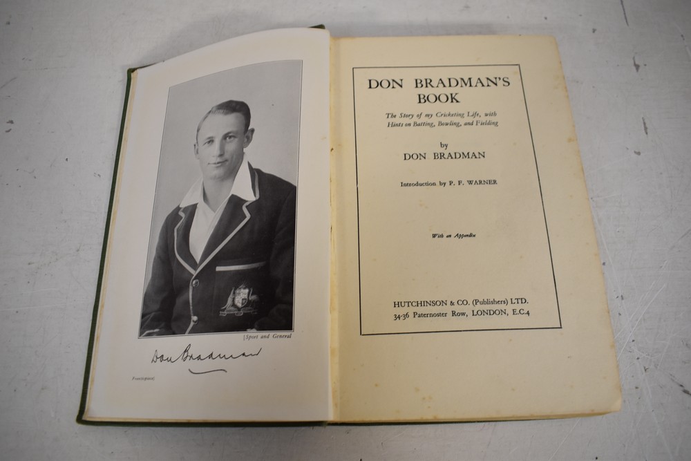 ***WITHDRAWN*** Cricket: Bradman, Don. Don Bradman's Book, signed first edition, London: Hutchinson, - Image 2 of 4