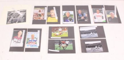 West Germany: A collection of assorted signed memorabilia from various members of the 1966 World Cup