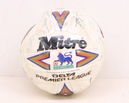 Manchester United: A signed Manchester United Mitre Premier League football, including David Beckham