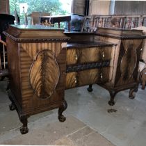 Large Edwardian style  Side board  110cms h x 185cms w x 58cms d.