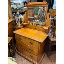 Dressing table satin wood