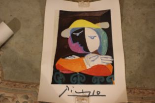 After Pablo Picasso (Spanish 1881-1973) Femme au Balcon, limited edition from the "collection