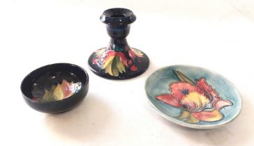 a small group of Moorcroft, all impressed back stamped with different signatures and dates. To