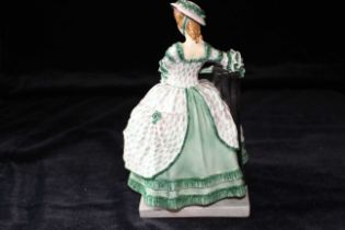 A Royal Doulton figure "Kate Hardcastle" HN 1704, 20cm high condition: Two hairline cracks to base