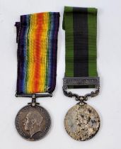 George V India General Service medal with Afghanistan N.W.F. bar, 23553 A.C.SGT. H.Markson, Oxf. &