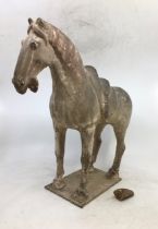 A Chinese Tang style terracotta horse (a/f)