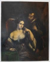 Titian (After). Woman with a Mirror, an early-19th century rendering of the work now in the Musée du