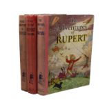 Bestall, Alfred. First editions of the second, third and fourth Rupert Annuals: More Adventures of