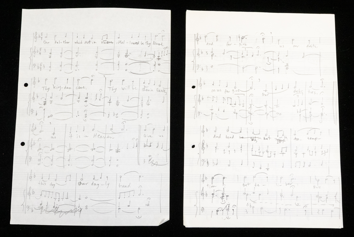 Dmitri Smirnov (1948-2020). Prayer (Our Father), and Song for Julie, two manuscript & printed scores - Bild 4 aus 4
