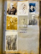 Medical History. An early-20th century scrapbook of photographs & postcards, predominantly