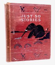 KIPLING, Rudyard. Just So Stories, first edition, London: Macmillan, 1902. Quarto, publisher's