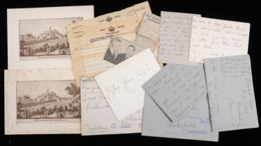 SITWELL, Edith. An archive of autograph letters and cards signed by Edith Sitwell, addressed to