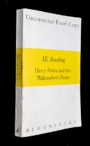 ROWLING, J. K. Harry Potter and the Philosopher's Stone, an "Uncorrected Proof Copy" of the first