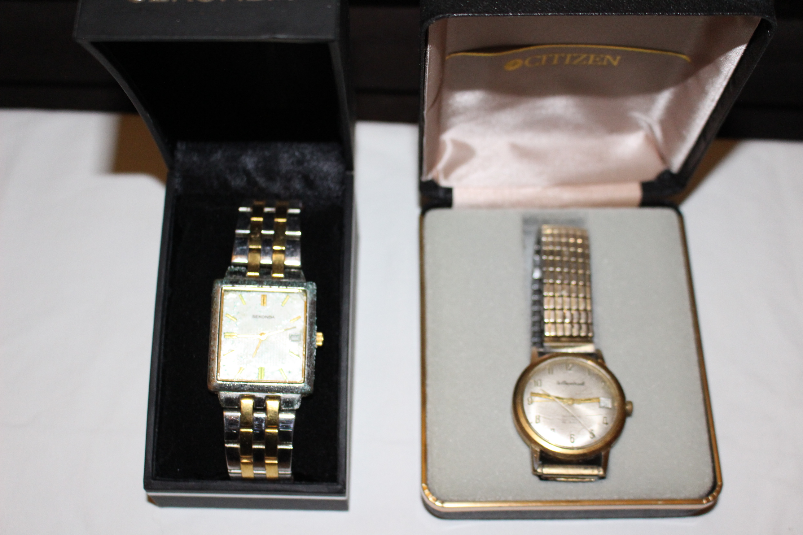 Collection of 6 x boxed mens watches to include Citizen and Sekonda , seiling all as used & untested - Bild 3 aus 4