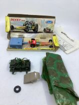 A vintage Dinky 370 Dragster set boxed toy in good order, together with a Dinky Para Moke Austin