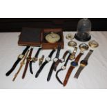 Assorted collection of 17 watches & pocket watches some boxed as new but all sold as not tested so