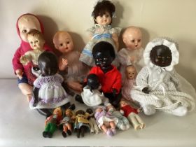 Vintage Pedigree 1950s Hard plastic and Kader dolls inc baby Boko and many others as a group