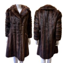 ****Items to be re-lotted for June sale***** Three vintage fur coats to include a French mink coat