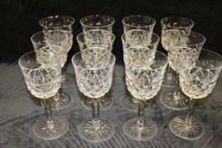 Set of Twelve Dartington Glasses.