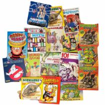 A large collection of mostly complete sticker albums from the 1980s - early 2000s to include various