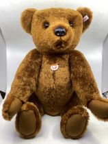 Steiff very large beautiful German Vintage Boxed teddy bear PB55 large oversized Brown bear 22’