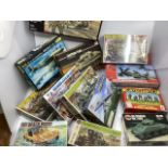 Airfix Vintage toy and other military revell , Heller vehicle and other kits -all vintage most are