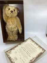 Steiff  1906 club bear reference 30cm beautiful traditional teddy bears boxed with certificates ,