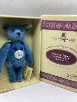 *** to be reoffered in sale 26/3/24*** Steiff Original Blue 35cm teddy bear 1908 replica bear made