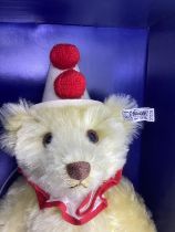 *** to Be offered in toy section sale 26/3/24*** Steiff Vintage Boxed yellow Teddy Bear Teddy Clown