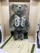 Steiff Harrods London Victorian Musical teddy bear  reproduced from an old model from 1906 ,