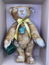 Steiff Harrods Vintage boxed Extravagance Teddy Bear  ref 653179, musical teddy bear that plays