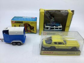 Corgi Vintage and dinky die cast cars , owned from Childhood , to Include a good Corgi Commer Mobile